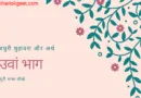कइसे भोजपुरी सिखल जाव : भोजपुरी मुहावरा और अर्थ |  Bhojpuri idiom and meaning :  नउवां भाग