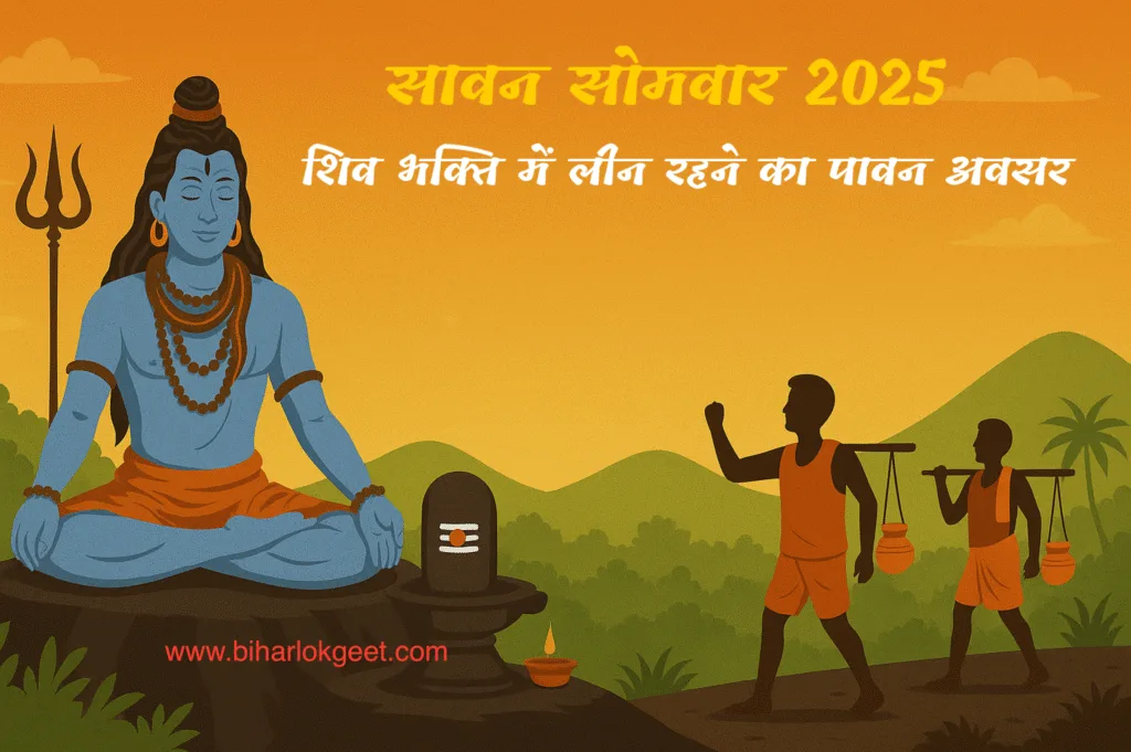 भगवान शिव की पूजा करते भक्त, सावन सोमवार 2025 के पावन अवसर पर जलाभिषेक करते श्रद्धालु